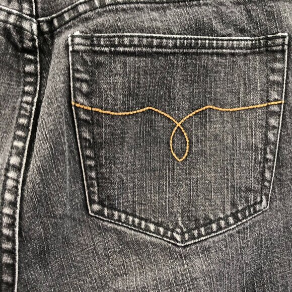 Lauren Jeans Co Ralph Lauren Women Jeans Size 10 Black Denim Straight Leg Casual - Picture 11 of 14